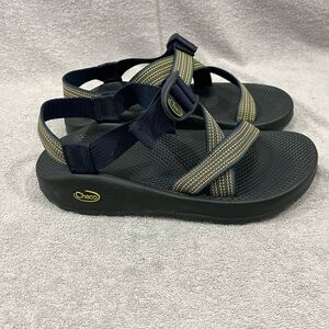 Chaco Sandals Mens Size 9 Z/2 Classic Hiking Blue  Open Toe Flats Toe Loop